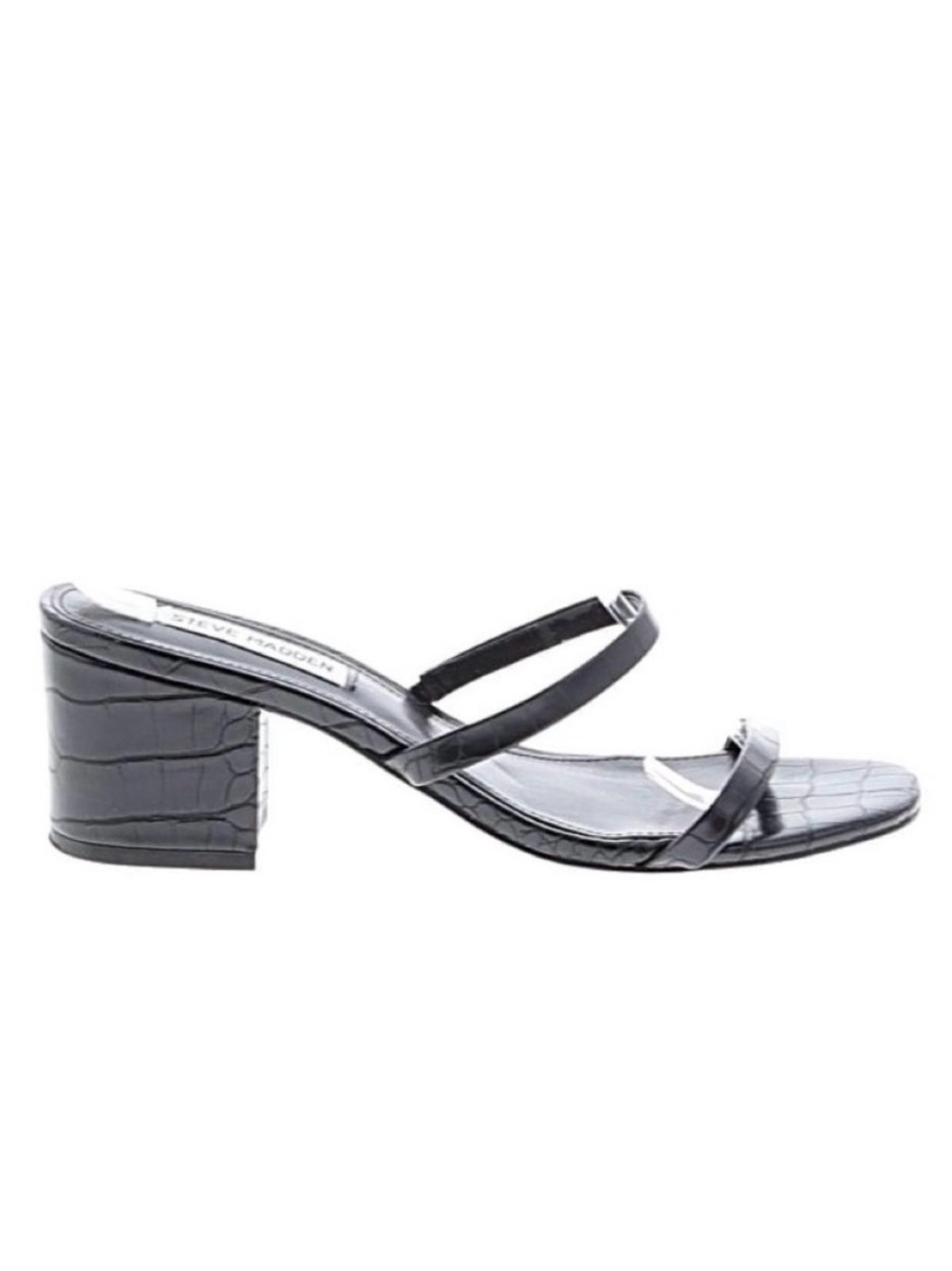Steve Madden Black Sandal Heels